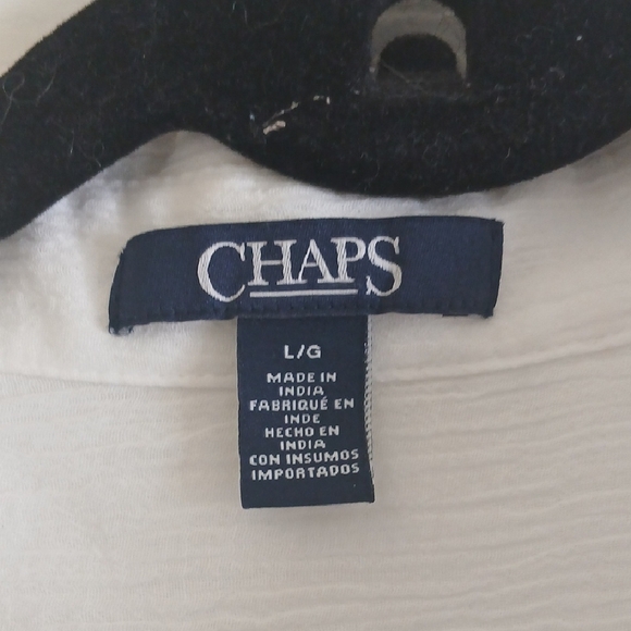 Chaps White Resort Shirt - Picture 2 of 5